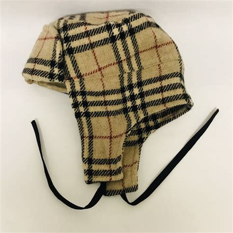 burberry knitted trapper hat|Burberry Check Fleece Trapper Hat .